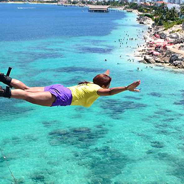 Bungee en Cancun